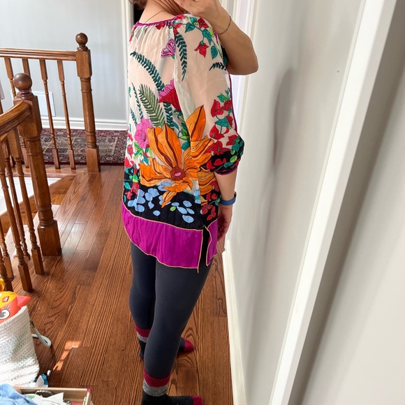 Hale Bob Silk Tunic top - Picture 4 of 9